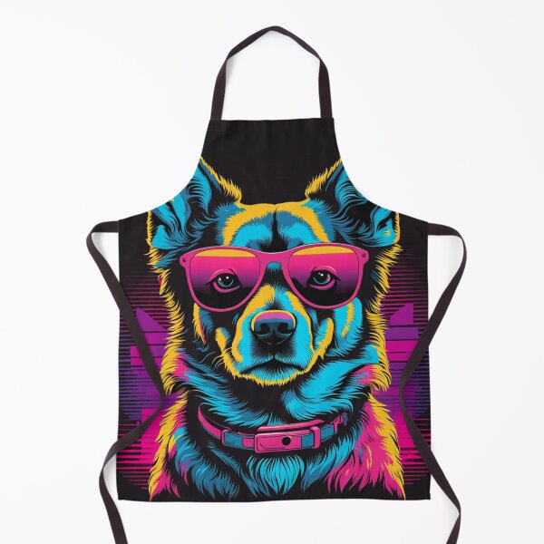 Item preview, Dog with glasses the visionary who sees beyond appearances and values the true character of each being, with its lenses revealing the essence and authenticity behind each gaze designed and sold by Pulsant Paintings.