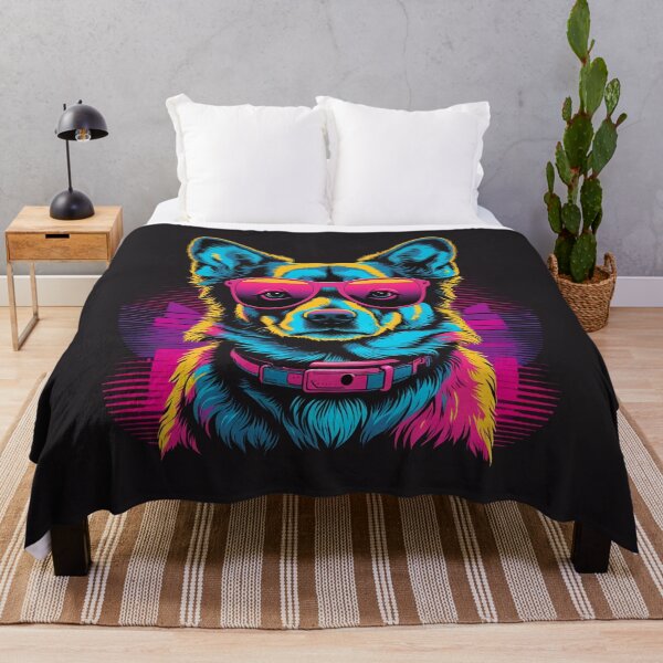 Item preview, Dog with glasses the visionary who sees beyond appearances and values the true character of each being, with its lenses revealing the essence and authenticity behind each gaze designed and sold by Pulsant Paintings.