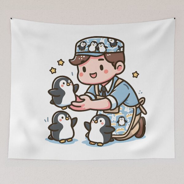 Item preview, Kawaii Zookeeper designed and sold by CanvasCutie.
