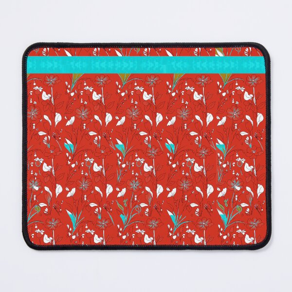 Item preview, Delicate flowers in red designed and sold by Flowersonstuff.