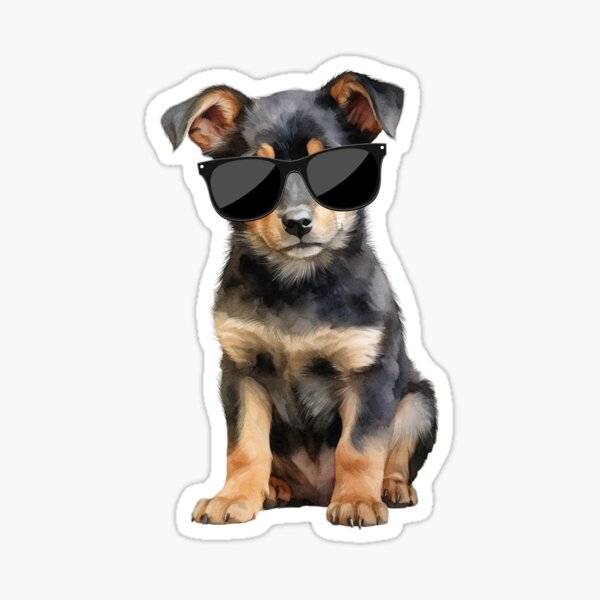 Item preview, Lancashire Heeler Puppy Wearing Sunglasses designed and sold by TheAnimalZ00.