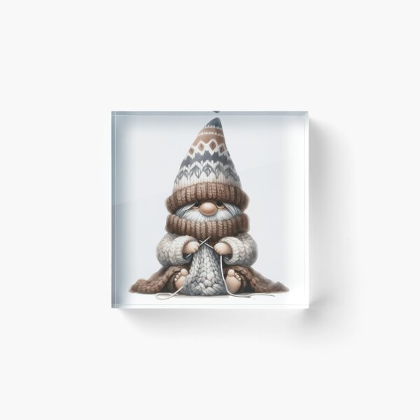 Item preview, knitting gnome designed and sold by jkrphoto.