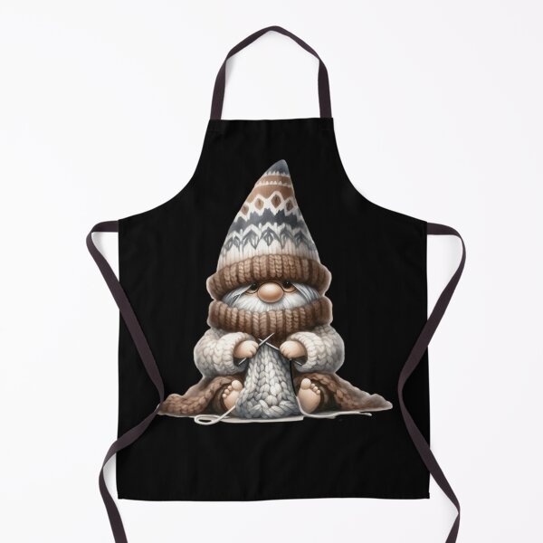 Item preview, knitting gnome designed and sold by jkrphoto.