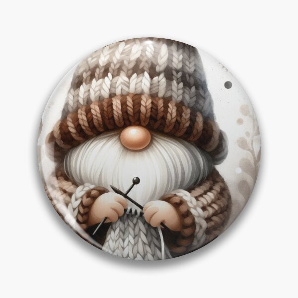 Item preview, knitting gnome designed and sold by jkrphoto.