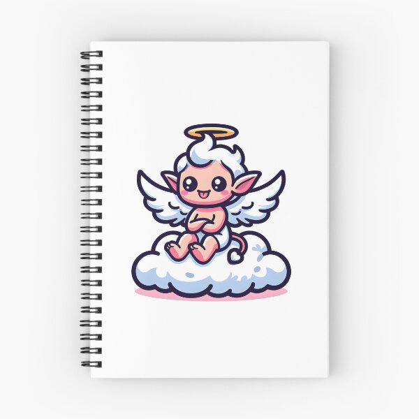 Item preview, Kawaii Dynamic Imp With Angel Wings designed and sold by CanvasCutie.