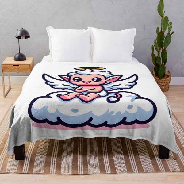 Item preview, Kawaii Dynamic Imp With Angel Wings designed and sold by CanvasCutie.