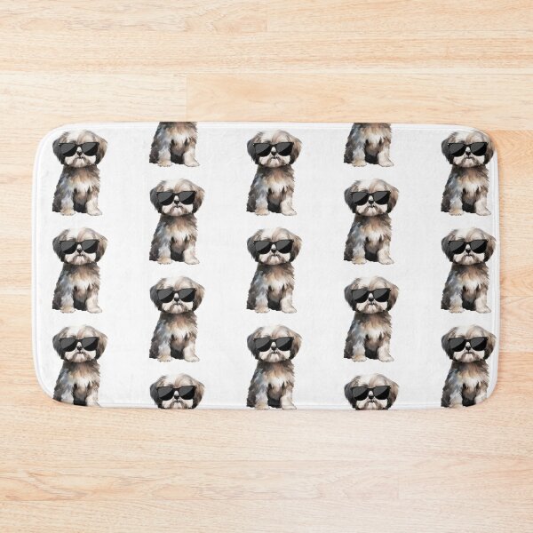 Item preview, Lhasa Apso Puppy Wearing Sunglasses designed and sold by TheAnimalZ00.
