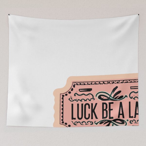 Item preview, Vintage Luck Be a Lady Betting Ticket Illustration designed and sold by NiftyWrx.