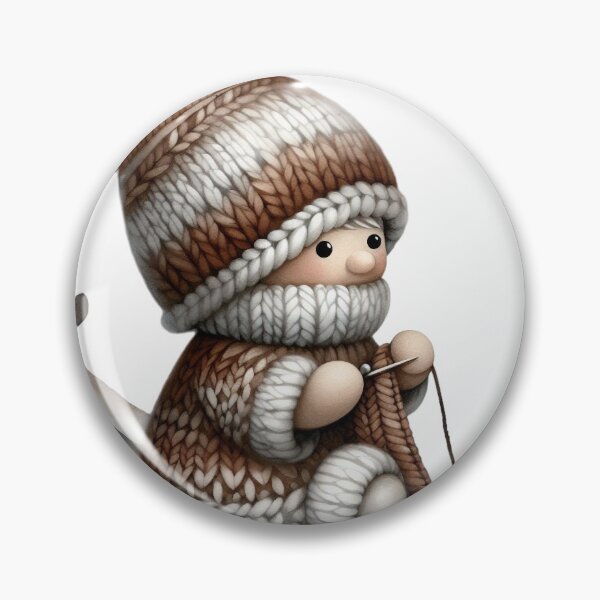 Item preview, knitting gnome designed and sold by jkrphoto.