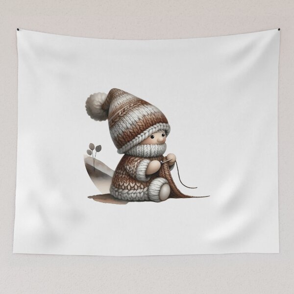 Item preview, knitting gnome designed and sold by jkrphoto.