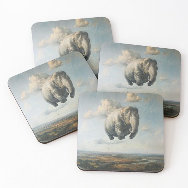 Item preview, The flying Elephant designed and sold by DVK the artist.