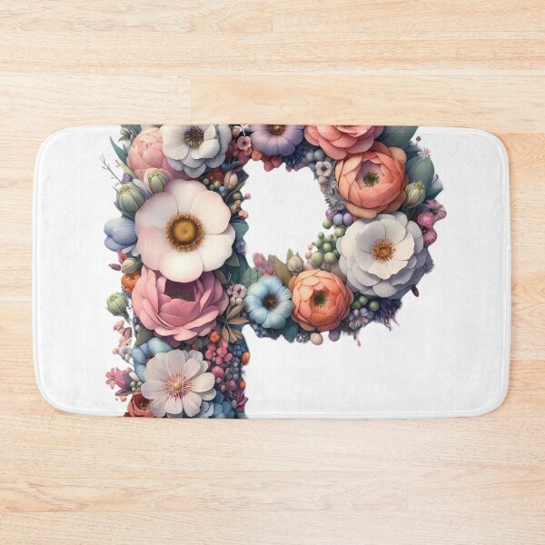 Item preview, Letter “P” containing flowers designed and sold by yeekazar.