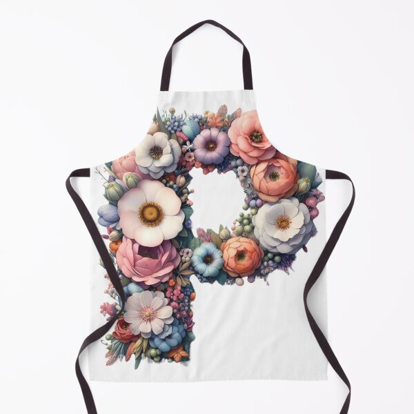 Item preview, Letter “P” containing flowers designed and sold by yeekazar.