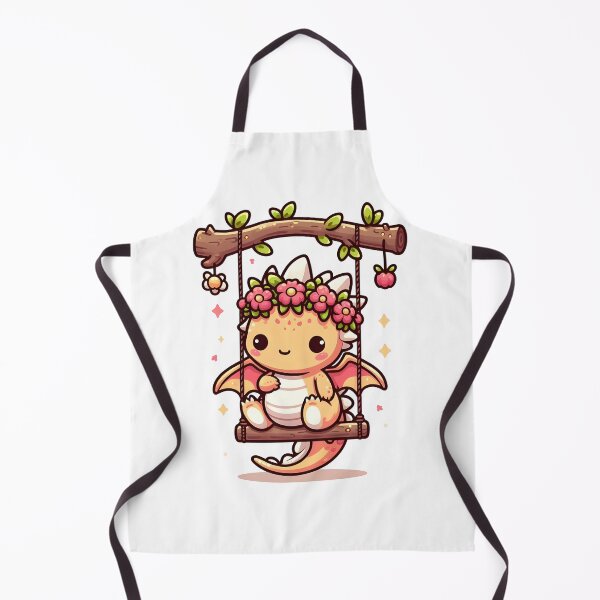 Item preview, Kawaii Adorable Dragon With Flower Crown Hanging designed and sold by CanvasCutie.