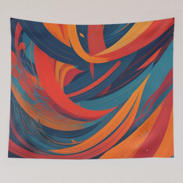 Item preview, Abstract Wave Melodies designed and sold by Printsalotl.