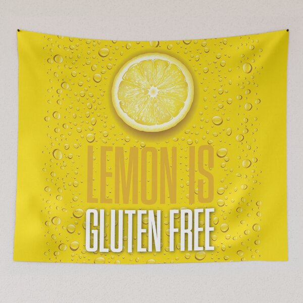 Item preview, "Lemon is Gluten-free" t shirt design designed and sold by MyGluteesFree77.