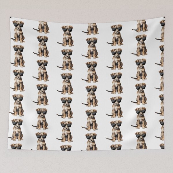 Item preview, Lurcher Puppy Wearing Sunglasses designed and sold by TheAnimalZ00.