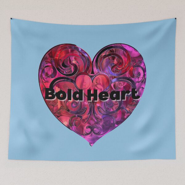 Item preview, Bold Heart honoring National Heart Month designed and sold by Pixel-Lair.
