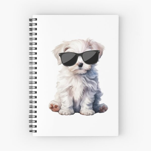Item preview, Maltese Puppy Wearing Sunglasses designed and sold by TheAnimalZ00.