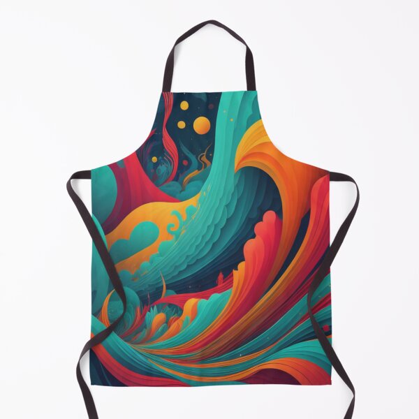Aperçu de l'œuvre Multicolor Oceanic Flow créée et vendue par Printsalotl.