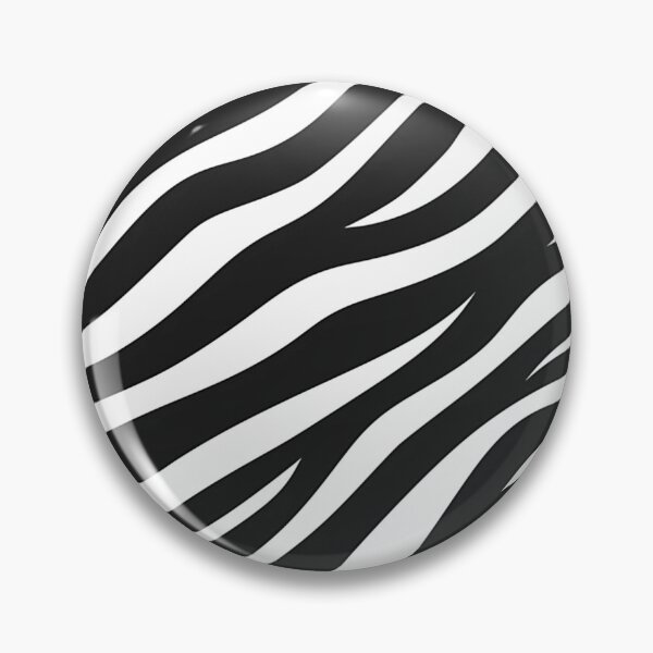 Item preview, Zebra Wavy Lines Black and White Pattern  designed and sold by GrinGalore.