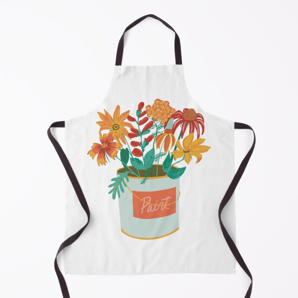 Item preview, Flowers in Paint Can designed and sold by Katie Morris Art.