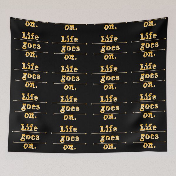 Item preview,  Life goes on in orange designed and sold by Kalpa.