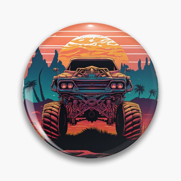Item preview, Roaring Through Obstacles - Monster Truck Design designed and sold by trendybutterfly.