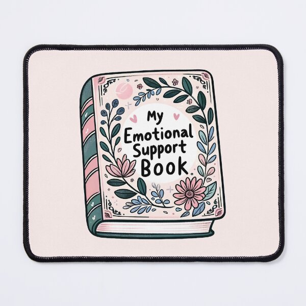 Item preview, Reading addiction. Reading Enthusiast funny book quote. Emotional Support Book Art - Floral Whimsy book designed and sold by Unitepeople.