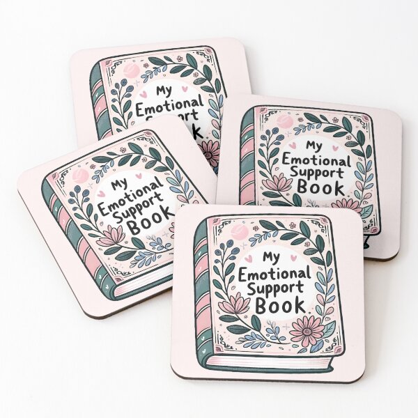 Item preview,  Reading addiction. Reading Enthusiast funny book quote. Emotional Support Book Art - Floral Whimsy book designed and sold by Unitepeople.