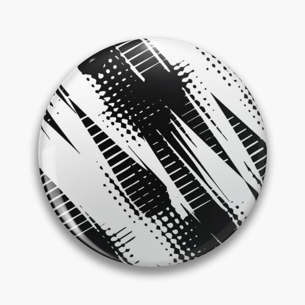 Item preview, Abstract Ink Brush Black And White Ink Blot Design designed and sold by GrinGalore.