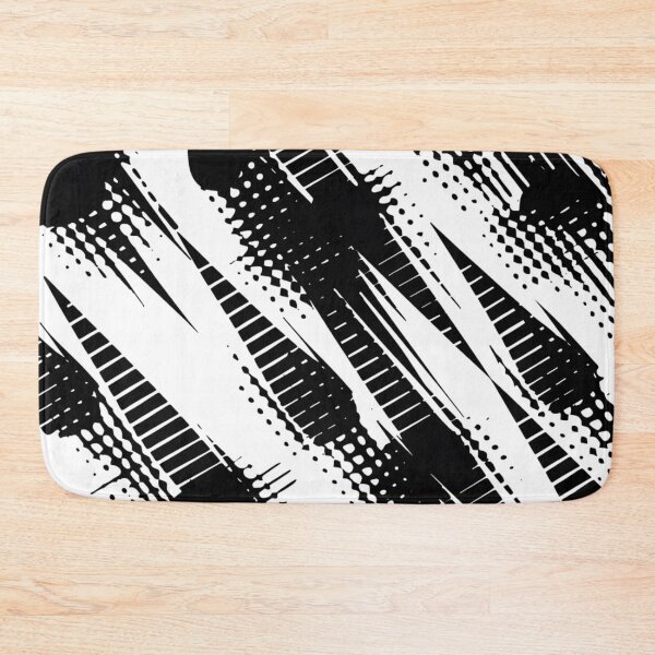 Item preview, Abstract Ink Brush Black And White Ink Blot Design designed and sold by GrinGalore.