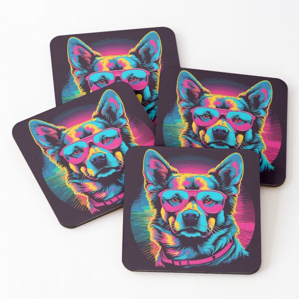 Item preview, When your little dog wears glasses, every moment of play becomes a display of charm and style, with elegant jumps and confident looks through the lenses designed and sold by Pulsant  Paintings.