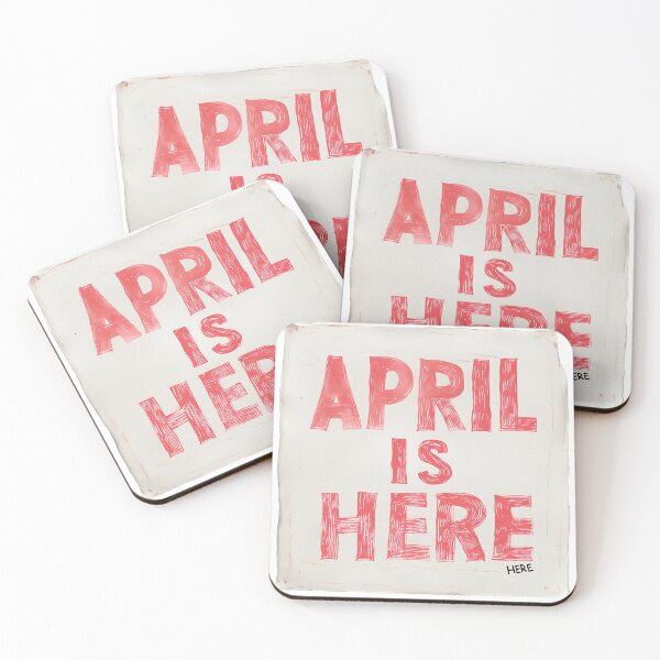 Item preview, April Is Here - Bold Announcement designed and sold by MidArtFusion.