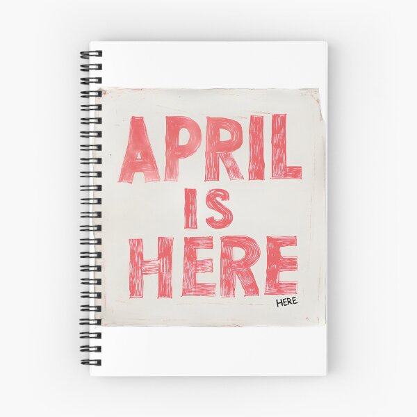 Item preview, April Is Here - Bold Announcement designed and sold by MidArtFusion.