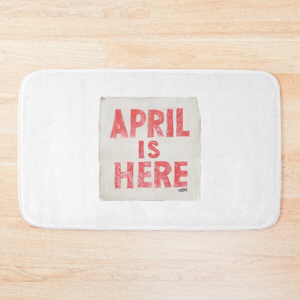 Item preview, April Is Here - Bold Announcement designed and sold by MidArtFusion.