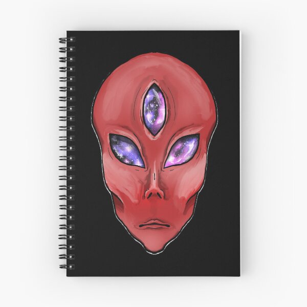 Item preview, Red 3 galaxy eyed alien designed and sold by Bailey Swinney.