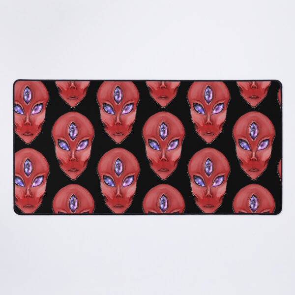 Item preview, Red 3 galaxy eyed alien designed and sold by Bailey Swinney.
