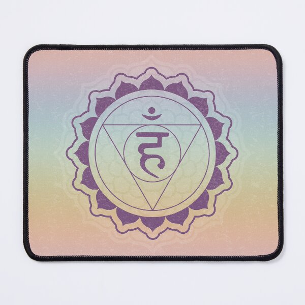 Item preview, Throat Chakra Mandala - Rainbow Sorbet + Plum designed and sold by Irene Estelle.