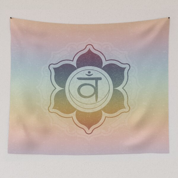 Item preview, Sacral Chakra Mandala - Rainbow Sorbet + Rainbow Sunset designed and sold by Irene Estelle.