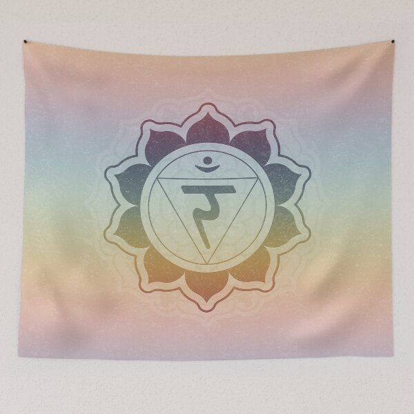 Item preview, Solar Plexus Chakra Mandala - Rainbow Sorbet + Rainbow Sunset designed and sold by Irene Estelle.