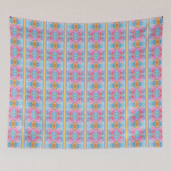 Item preview, Flower stripes designed and sold by Flowersonstuff.