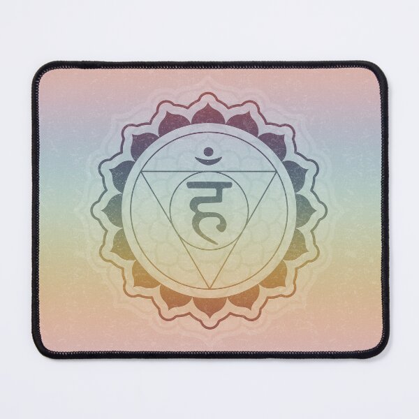 Item preview, Throat Chakra Mandala - Rainbow Sorbet + Rainbow Sunset designed and sold by Irene Estelle.