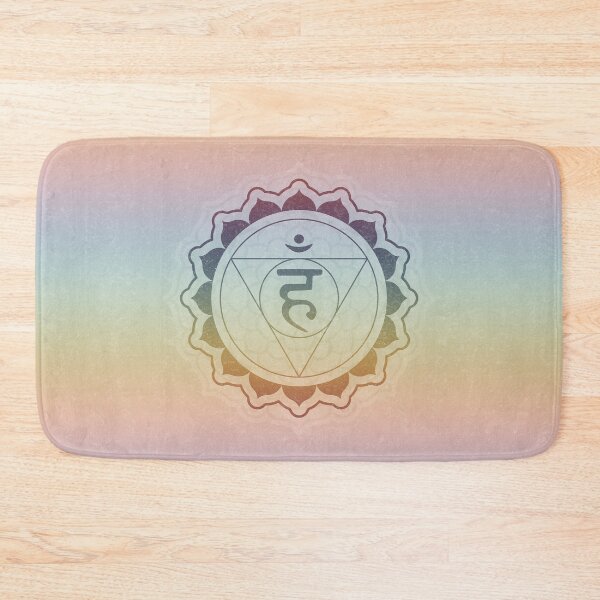 Item preview, Throat Chakra Mandala - Rainbow Sorbet + Rainbow Sunset designed and sold by Irene Estelle.