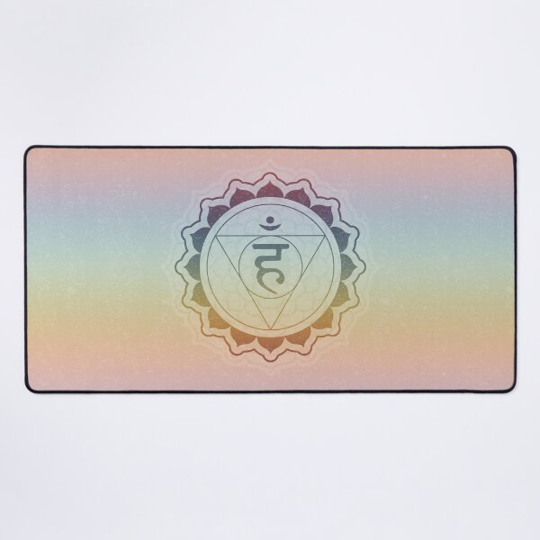 Item preview, Throat Chakra Mandala - Rainbow Sorbet + Rainbow Sunset designed and sold by Irene Estelle.