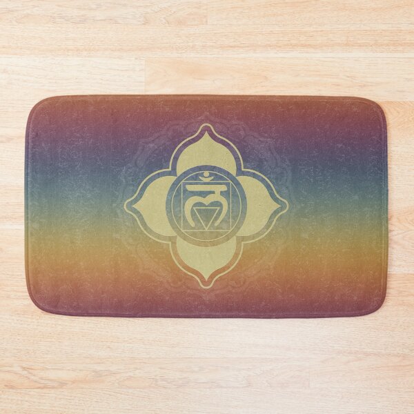 Item preview, Root Chakra Mandala - Rainbow Sunset + Gold designed and sold by Irene Estelle.