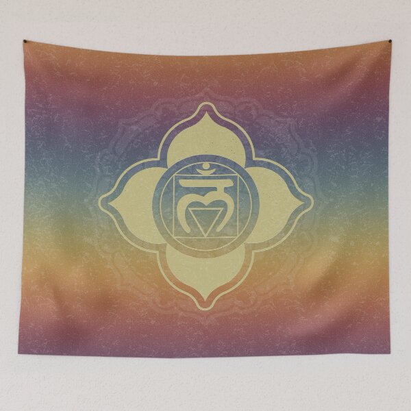 Item preview, Root Chakra Mandala - Rainbow Sunset + Gold designed and sold by Irene Estelle.