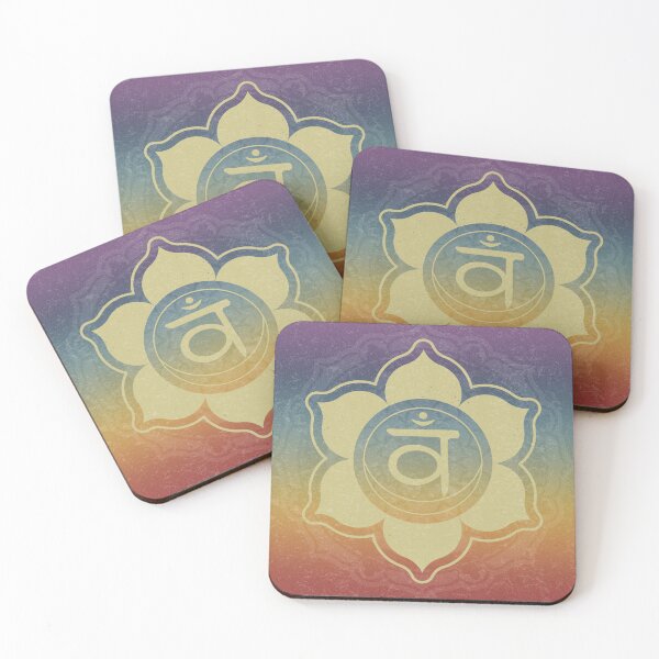 Item preview, Sacral Chakra Mandala - Rainbow Sunset + Gold designed and sold by Irene Estelle.