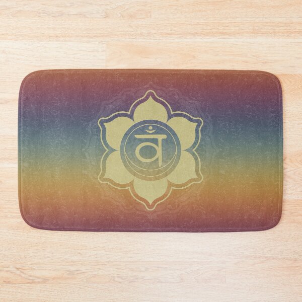 Item preview, Sacral Chakra Mandala - Rainbow Sunset + Gold designed and sold by Irene Estelle.