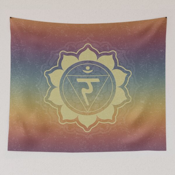 Item preview, Solar Plexus Chakra Mandala - Rainbow Sunset + Gold designed and sold by Irene Estelle.